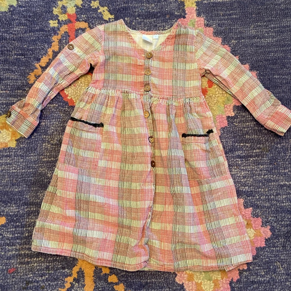 Yo Baby toddler v-neck dress